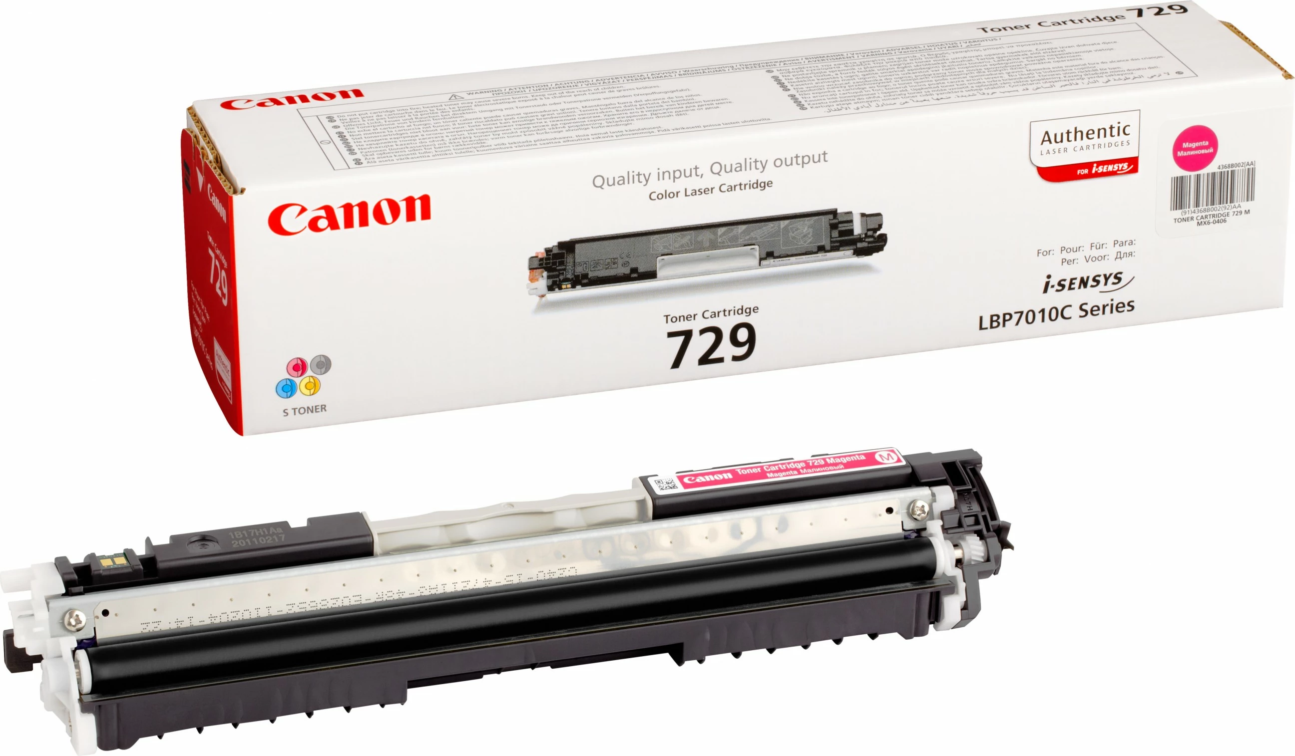 Toner Canon 729 M, 1000 faqe, Magenta