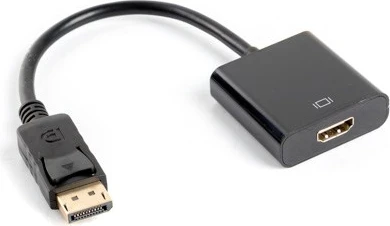 Përshtatës Lanberg Adapter, 0.1m, i zi 