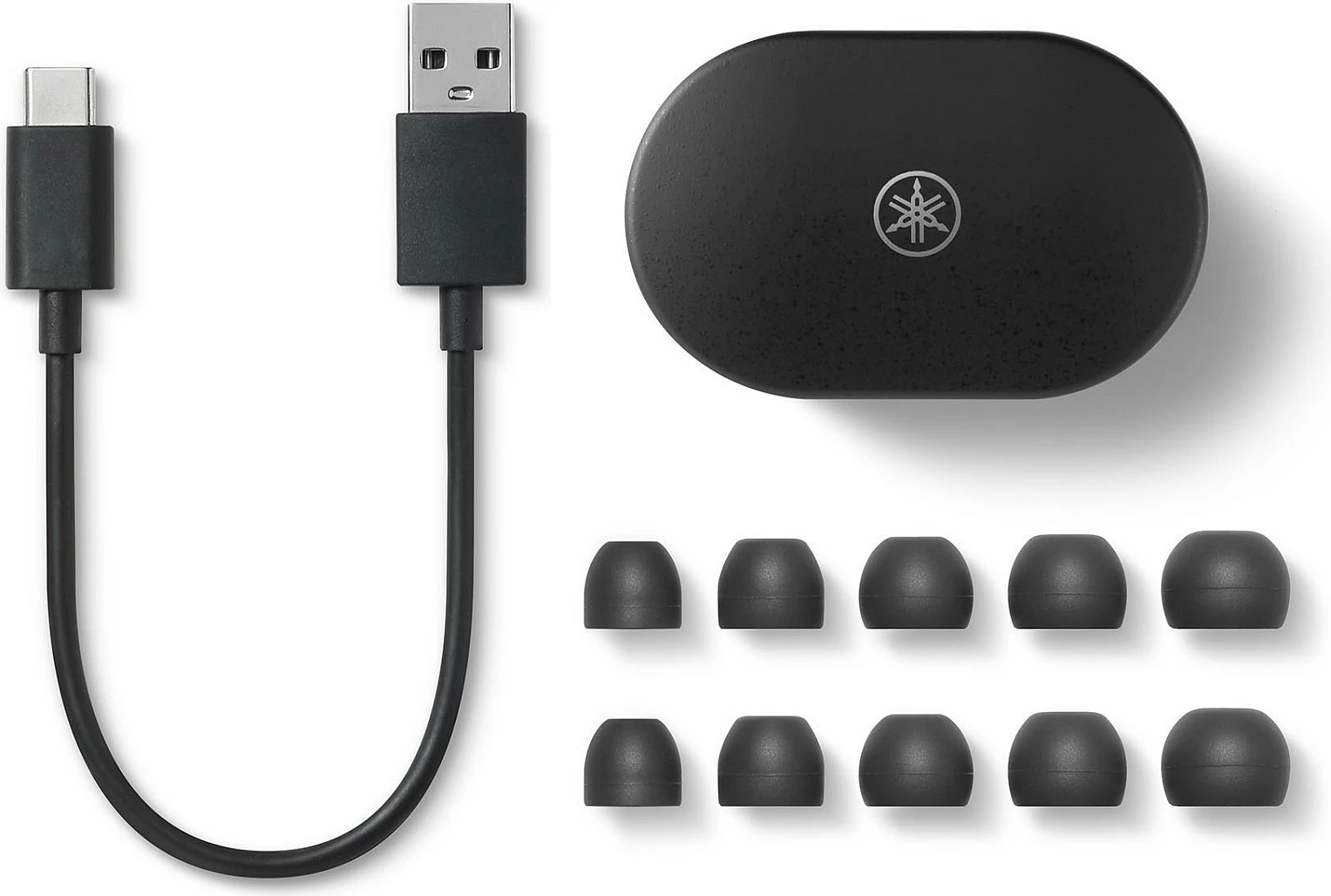 Kufje Yamaha TW-E7B True Wireless, Bluetooth 5.2, Noise Canceling, të zeza