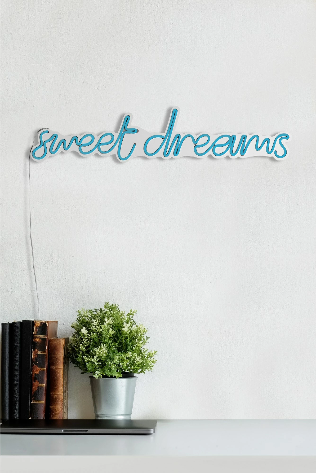 Dritë dekorative LED, plastikë, 'sweet dreams', ngjyrë kaltër
