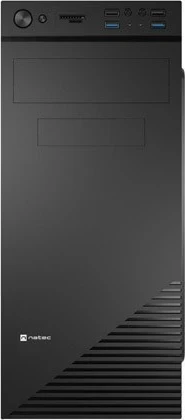 Kasë për Kompjuter NATEC ENCLOSURE CABASSU G2, MIDI TOWER, e Zezë