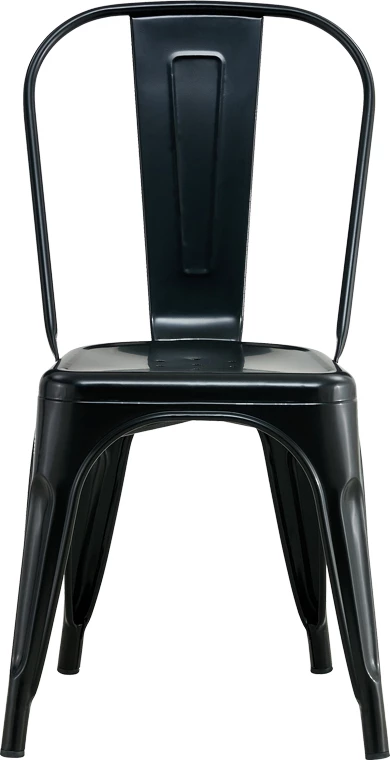 Karrige Utopia metalike e zezë 44x44x85cm