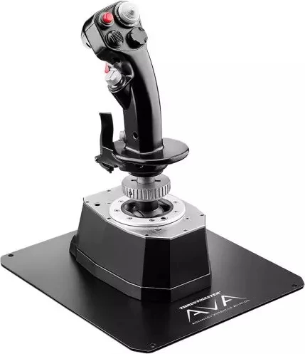 Bazë për joystick Thrustmaster AVA Base, modulare metalike, AXY, kompatibile PC, e zezë/argjendtë