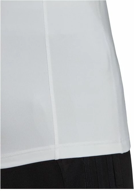 Maicë adidas TechFit Warm për Meshkuj, e Bardhë