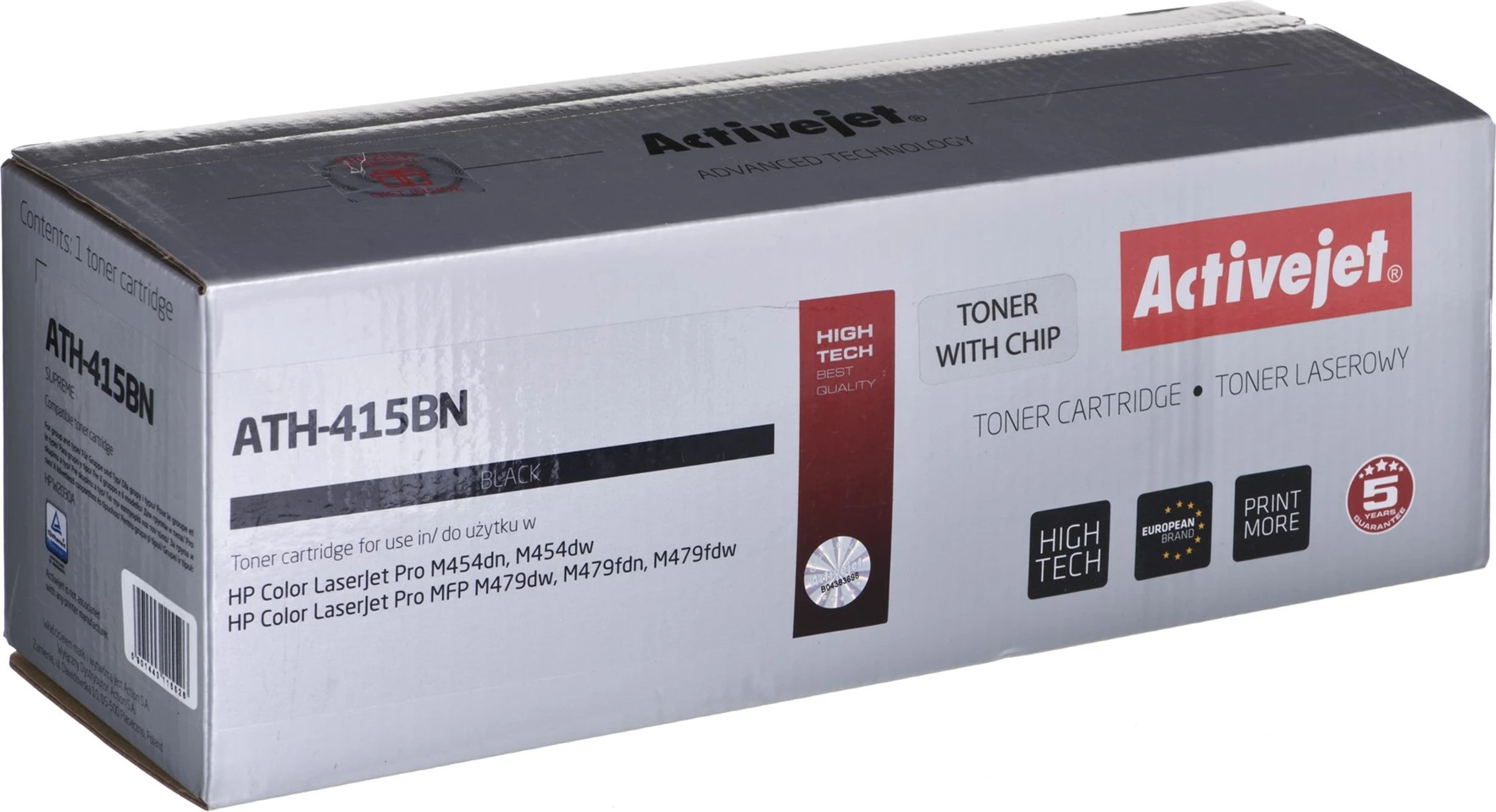Toner zëvendësues Activejet ATH-415BN për printer HP, i zi