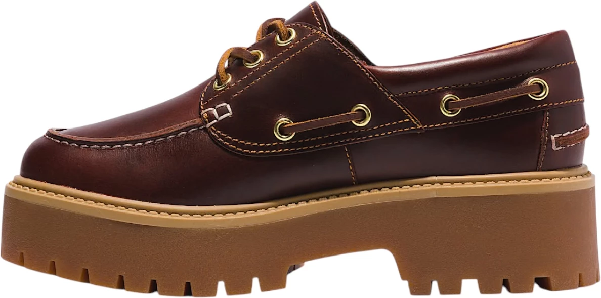 Këpucë mokasina për femra Timberland STST Boat Shoe Wide TB0A2QDM, bordo [Madhësia: 38]