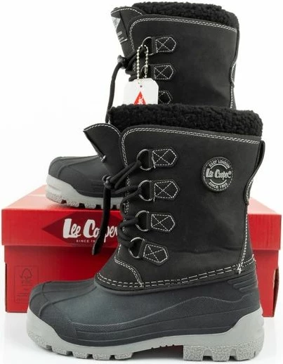 Çizme dimri për djem Lee Cooper, të zeza