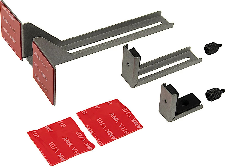 Mbajtëse kartelë grafike Inter-Tech GH-01, metal, e rregullueshme, e zezë