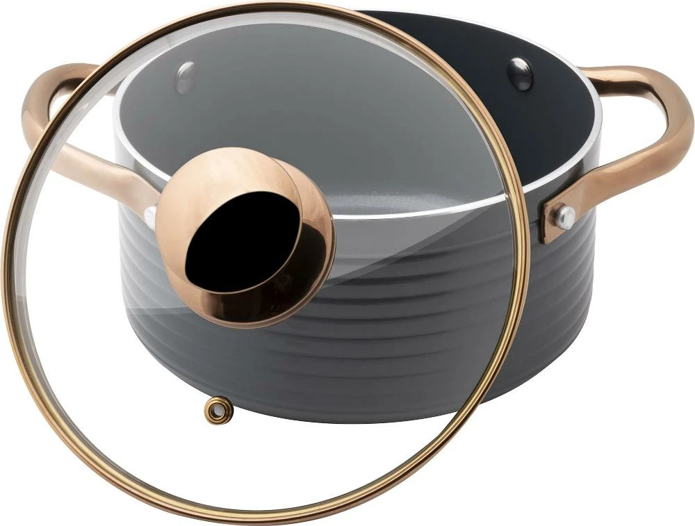 Tenxhere alumini Lamart LT1239 CASSEROLE W/LID 18 cm ORRO