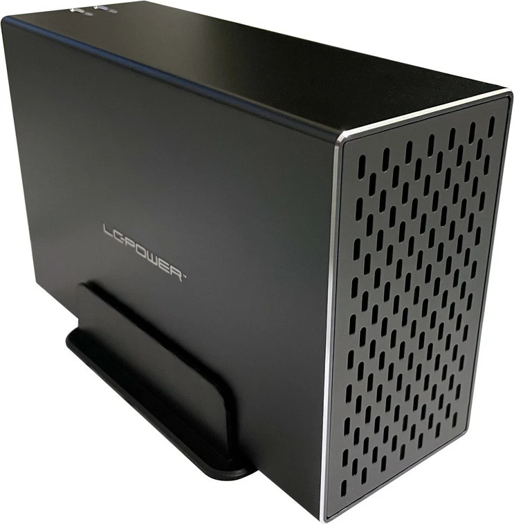 Kasë e jashtme LC-Power LC-35U3-RAID-2, për 2x 3.5" HDD, USB 3.2, e zezë