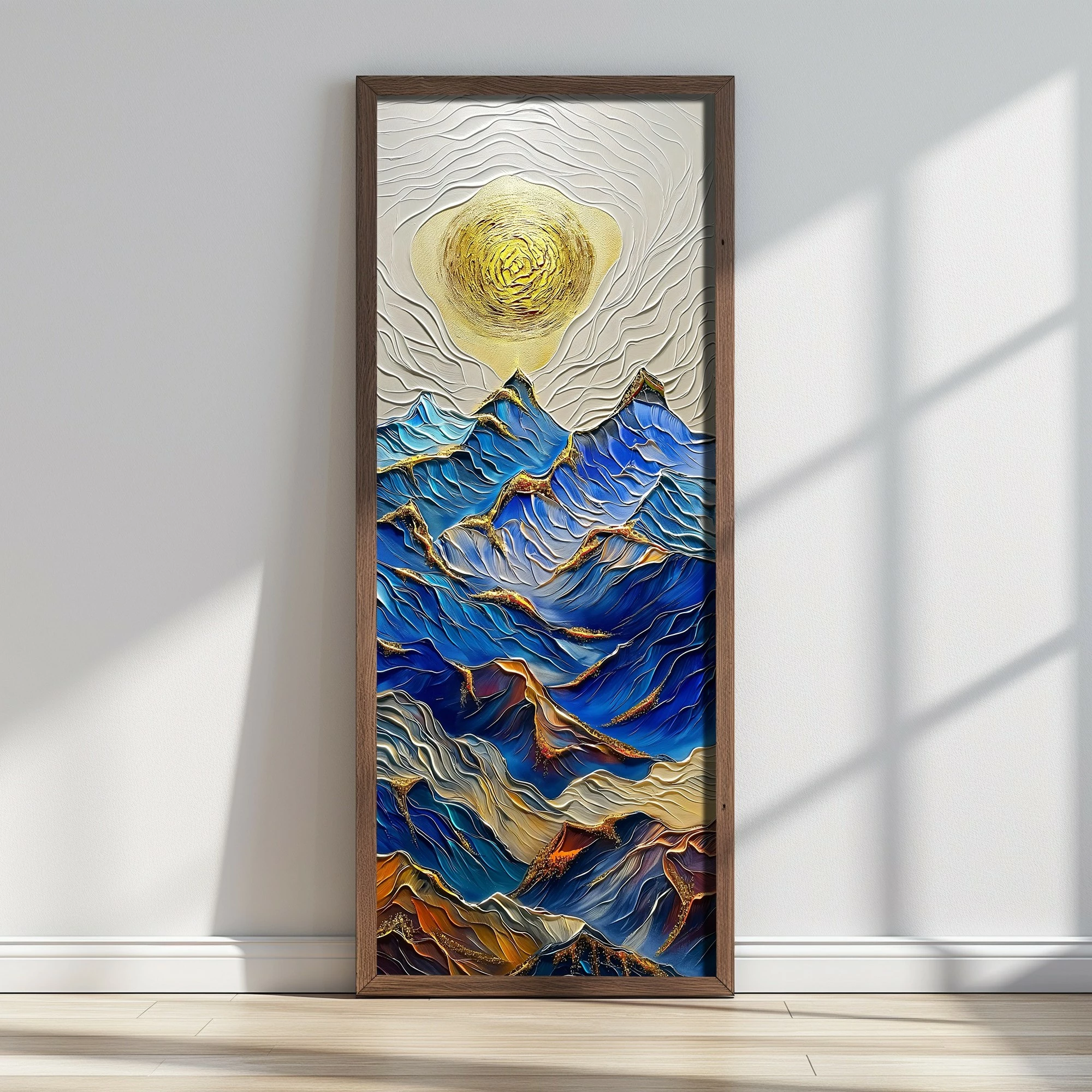 Pikturë dekorative me kornizë MDF, shumëngjyrëshe, Wallity, LONG024-S/120-40, 40x120cm