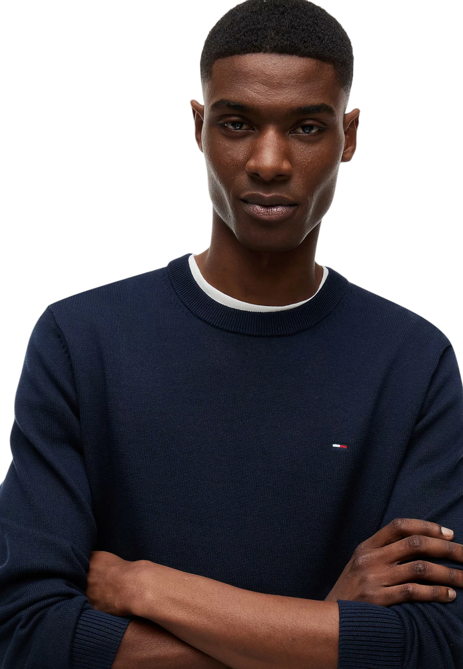 Xhemper për meshkuj Tommy Hilfiger Jeans DM0DM22853, i kaltër i errët [Madhësia: L]