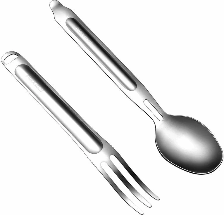 Set lugë e pirun NexTool për outdoor, inox