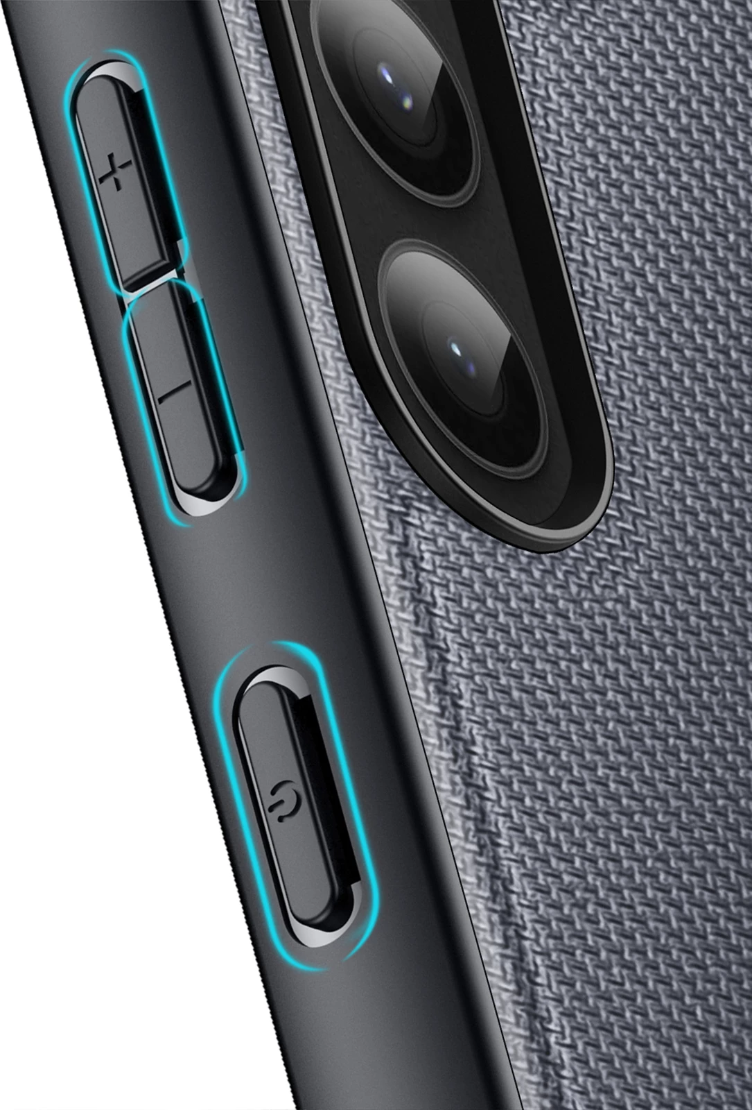 Mbështjellës Dux Ducis Fino për Samsung Galaxy S23+, gri