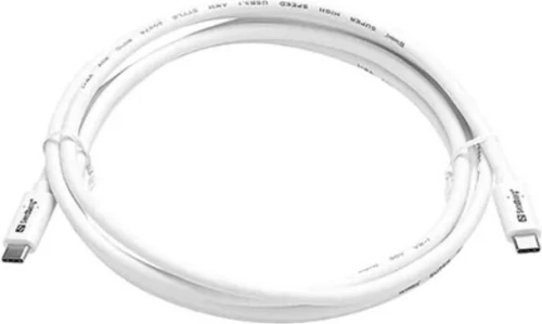 Kabllo USB-C në USB-C Sandberg 136-76 USB 3.2 Gen2 5 m PD 100 W, e bardhë