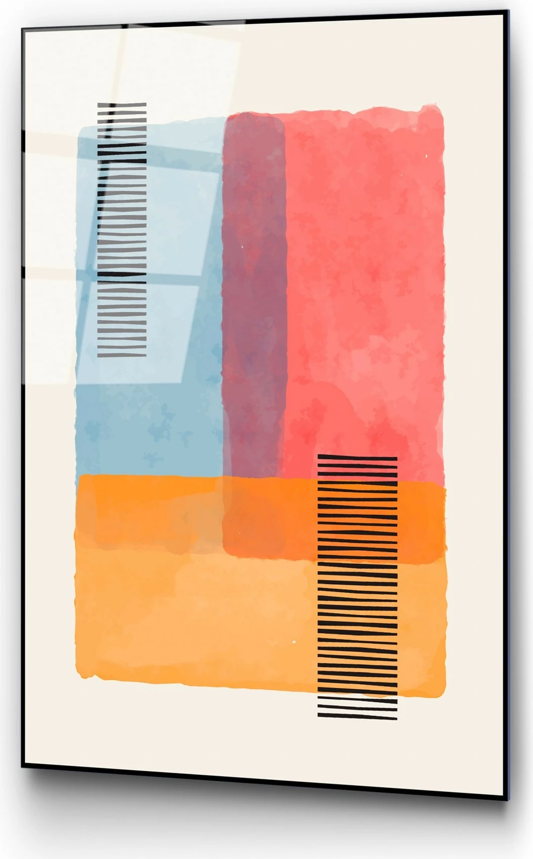 Pikturë dekorative prej xhami të temperuar, Wallity UV-919, shumëngjyrëshe, 45x65cm