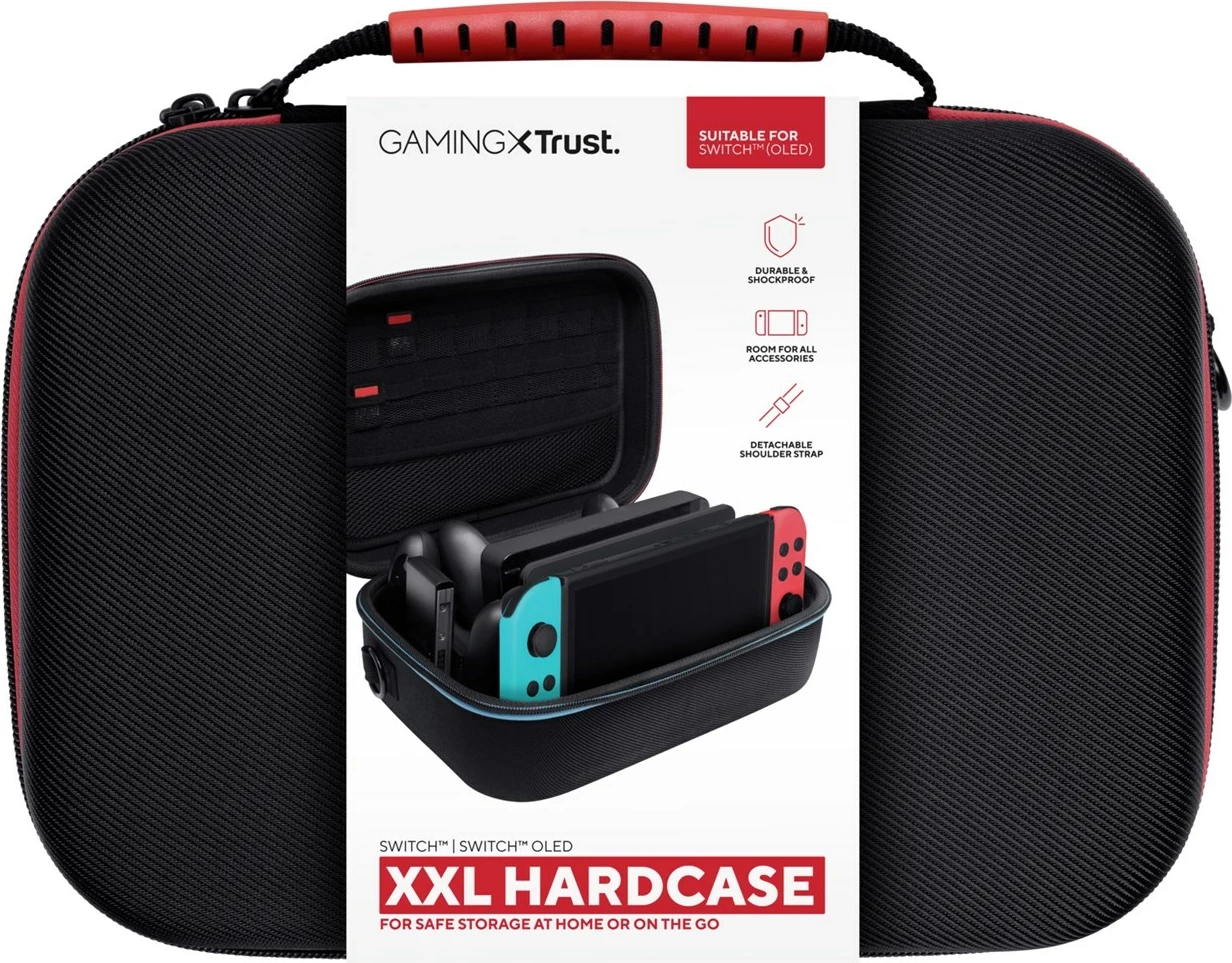 Mbështjellës Trust GXT 1247 për Nintendo, i zi, blu, kuq