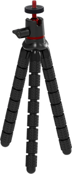 Tripod fleksibil Puluz PU860 me telekomandë, për kamera DSLR, GoPro dhe celular, i zi