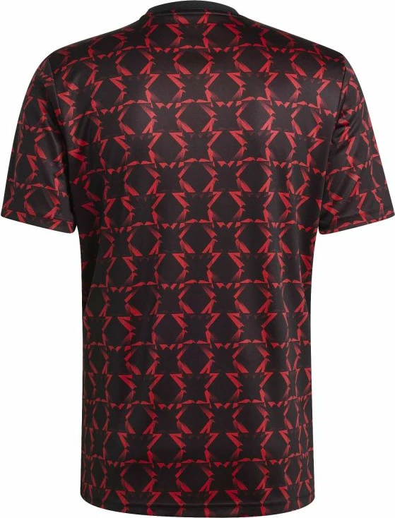 Maicë për meshkuj adidas Manchester United, e zezë dhe e kuqe [Madhësia: XL]