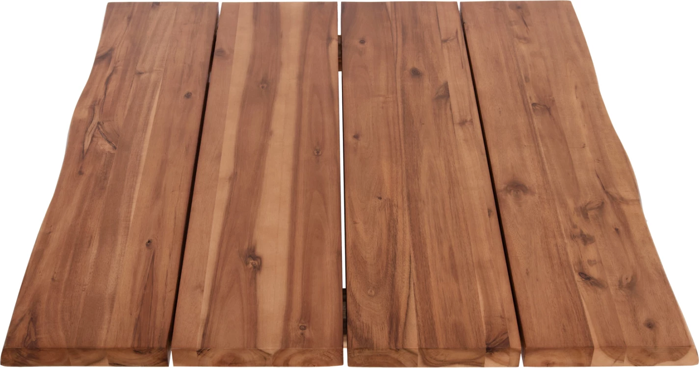 Sipërfaqe tavoline katrore, dru akacie natyrale, FH6300.01, 80x80x3.5cm