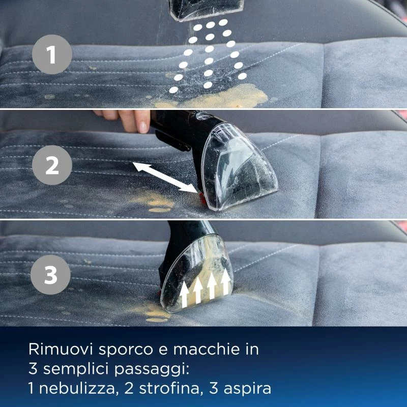 Fshesë me korrent portative Bissell SpotClean Pro 1558N 1000W zorrë 1.5 m depozita të mëdha klasa A zezë/kuqe
