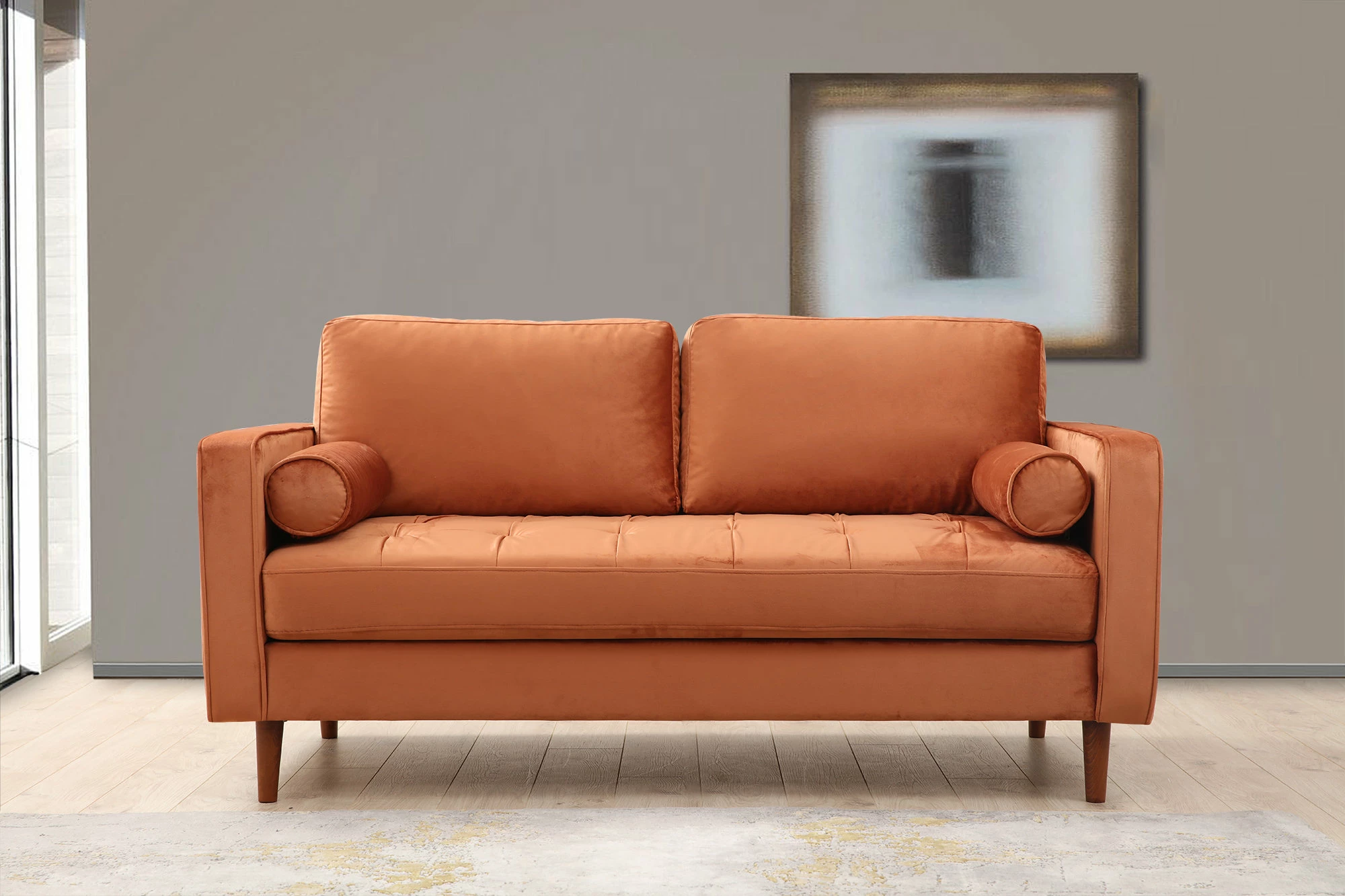 Divan dy ulëshe Atelier del Sofa, Rome, portokalli
