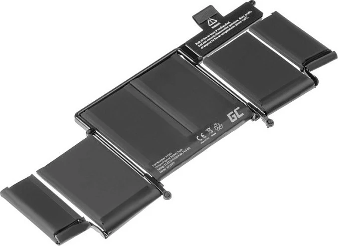Bateri laptopi Green Cell A1582 për Apple MacBook Pro 13, 11.42V 74.9Wh, e zezë