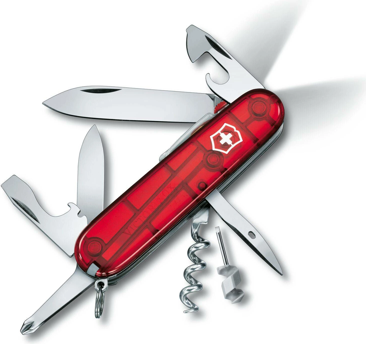 Thikë xhepi"Spartan Lite"Victorinox, e kuqe transparente