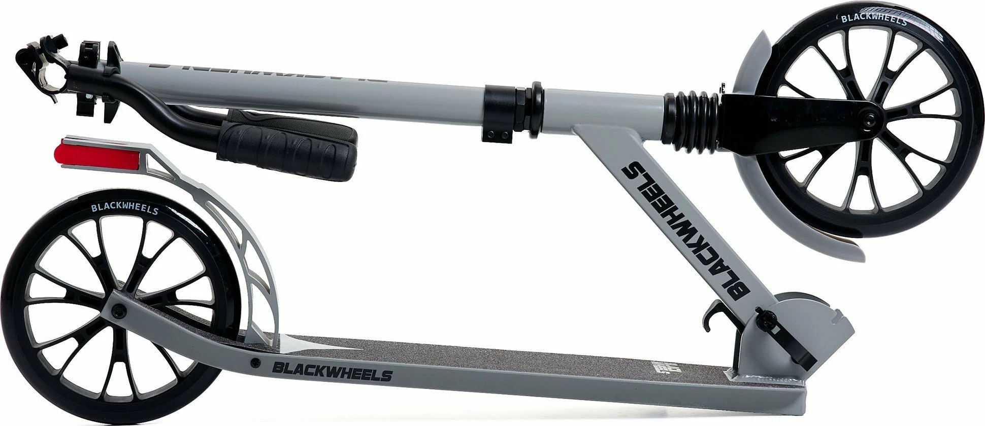 Skuter Blackwheels Zoom, 200 mm, palosës, ABEC-7, për të rritur, gri