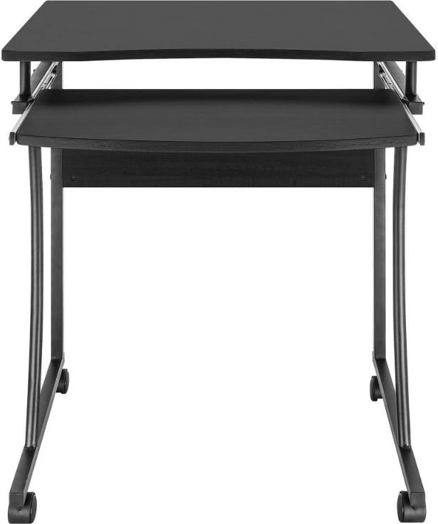 Tavolinë kompjuterike Techly ICA-TB 131B, 60x48cm, me raft tastiere, e zezë