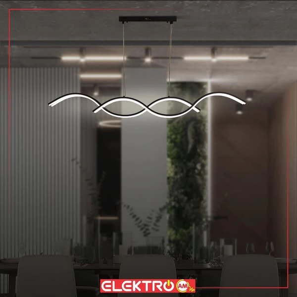 Abazhur LED linear 1246/3 BK