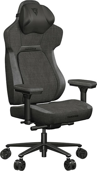 Karrige gaming ThunderX3 CORE-Loft, pëlhurë, gri e errët