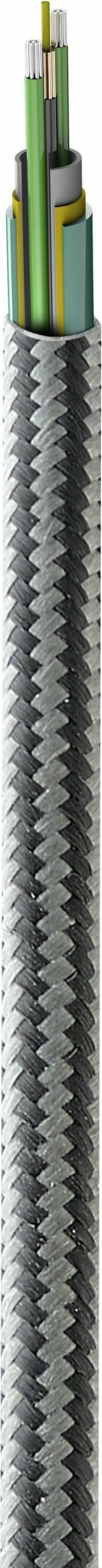 Kabllo USB-C në Lightning Cellular Line Tetra Force Cable 15cm, e zezë