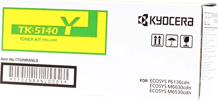 Toner, Kyocera TK-5140Y 1T02NRANL0 rendiment 5000 faqe, e verdhë