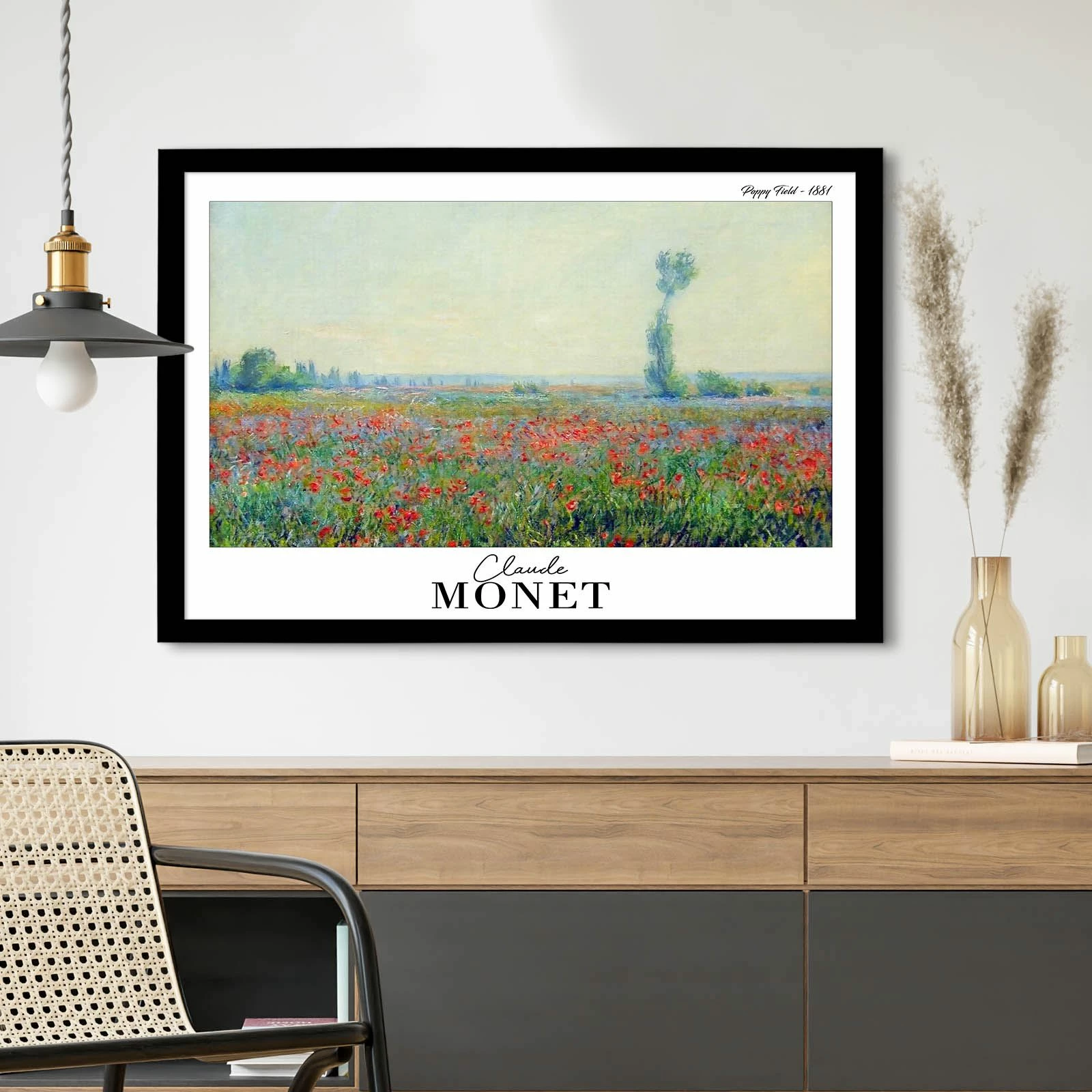 Pikturë dekorative me kornizë, Wallity, 4262SYHMONET-022