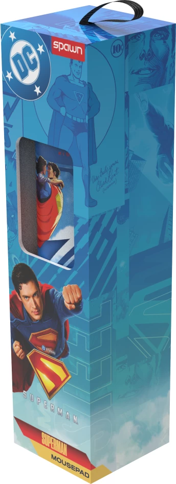 Mauspad Spawn Superman M 320×270×3 mm, blu/kuqe
