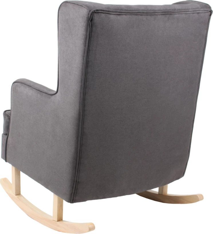 Karrige lëkundëse Grandma, ngjyrë gri, 72x97x100