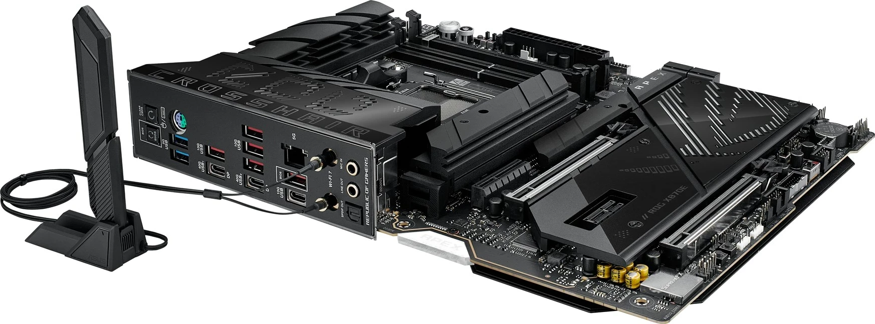 Pllakë amë ASUS ROG CROSSHAIR X870E APEX, Socket AM5, ATX, e zezë