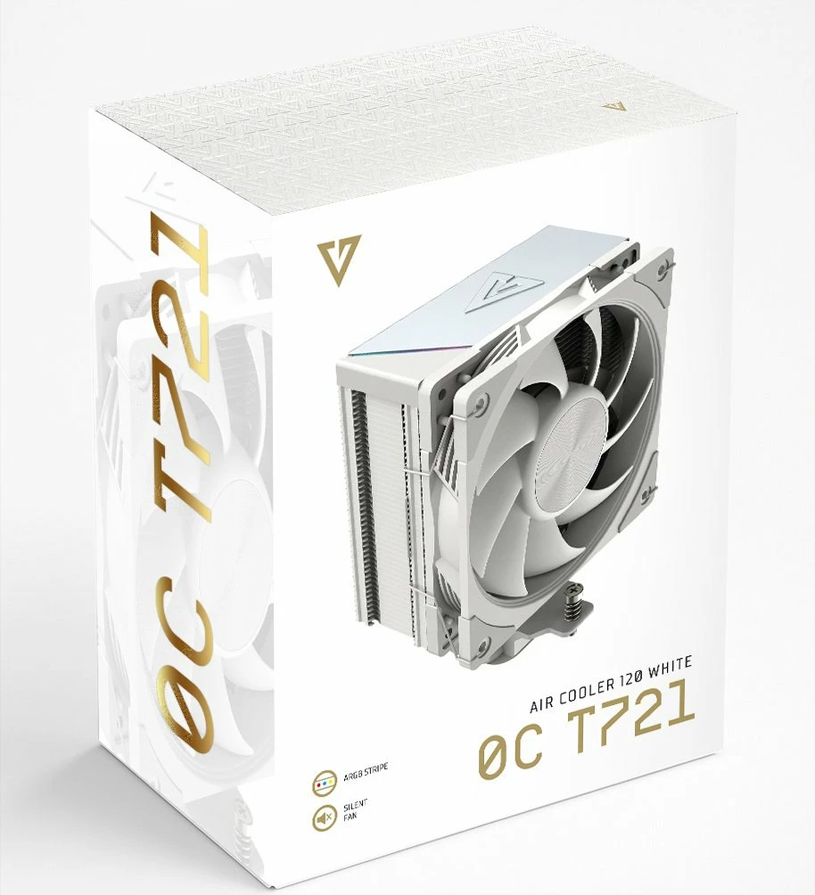 Ftohës CPU Modecom Volcano 0C T721 120mm ARGB 190W i bardhë (MC-C-T721-AS0-W)