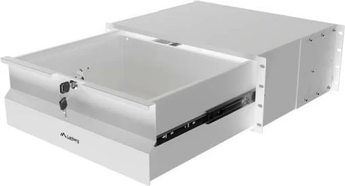 Sirtar rack LANBERG 19" 4U 360mm, montim 4-pikësh, 90kg, gri