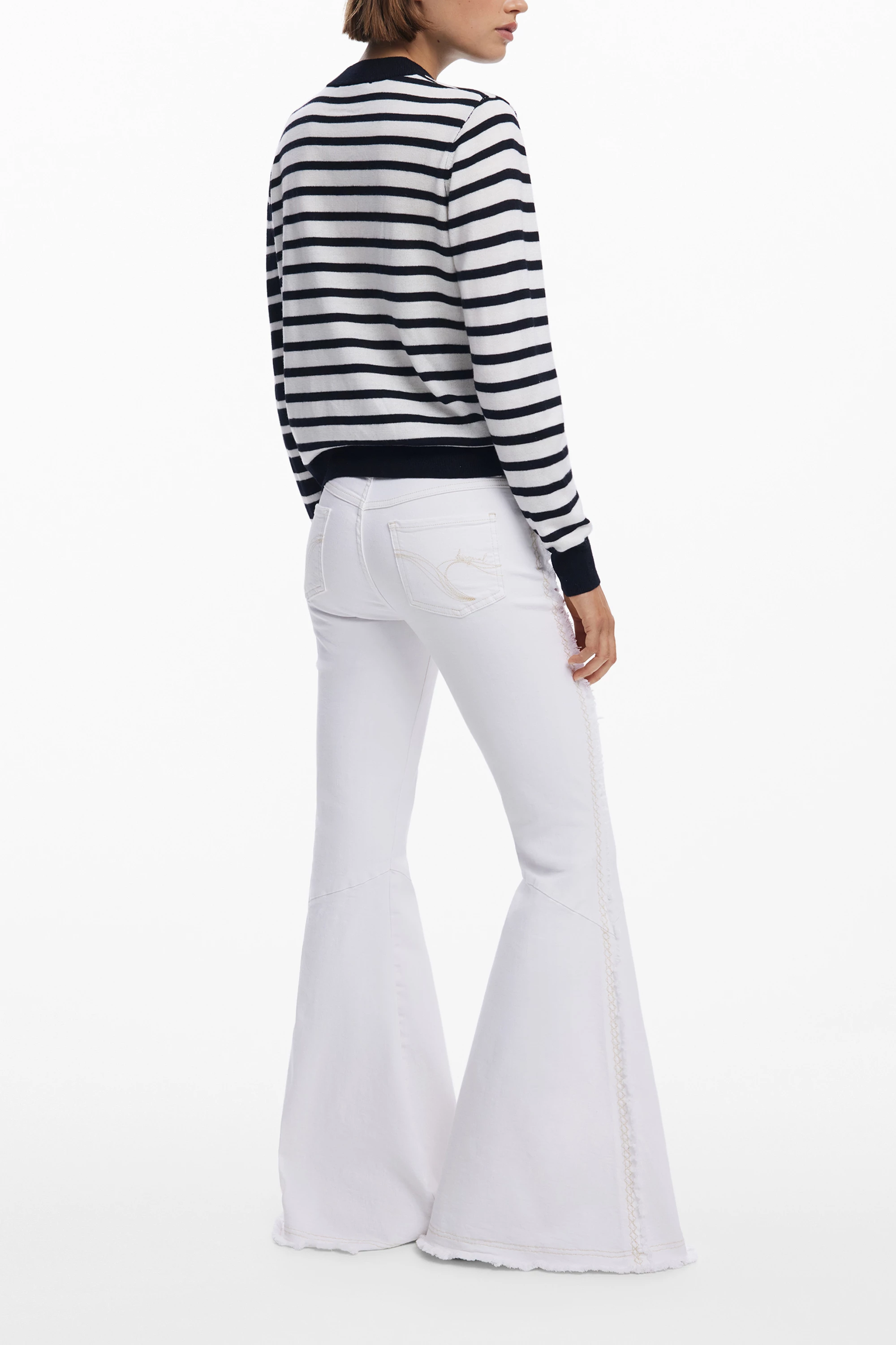 Xhemper Desigual Jers Bergen femra, e zezë