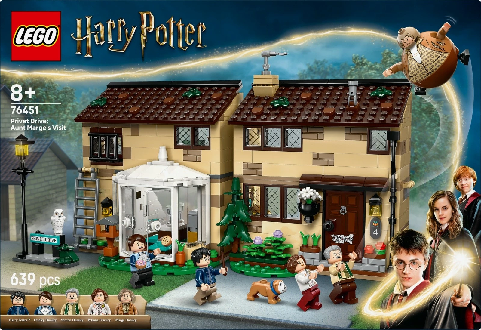 Set LEGO Harry Potter 76451 Privet Drive, 639 pjesë, i madh