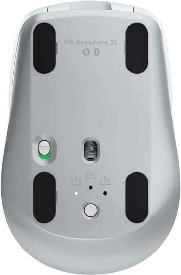 Maus Logitech MX Anywhere 3S 910-006930 wireless Bluetooth me butona anësorë i bardhë