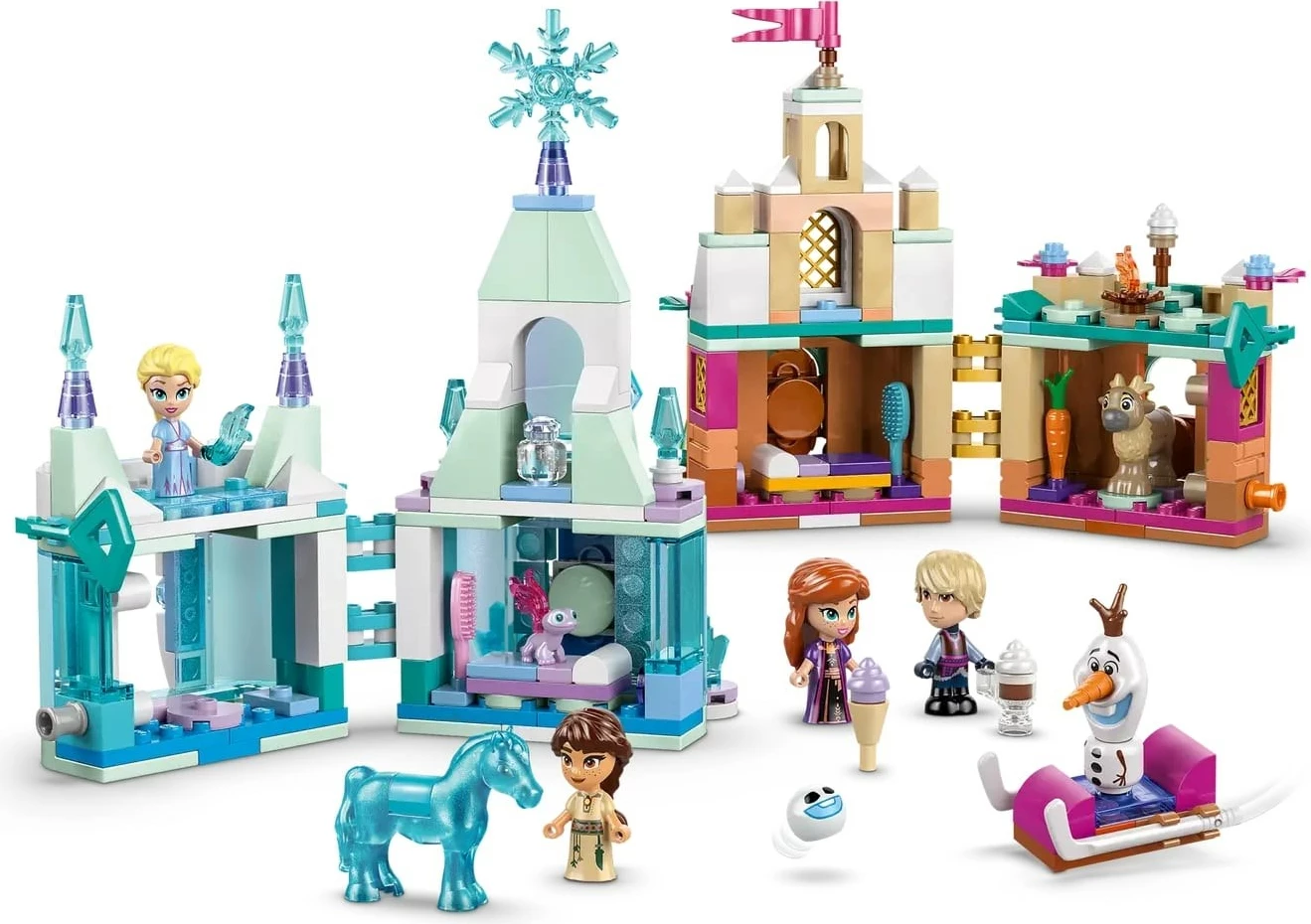 Set lodrash LEGO Disney 43278 Mini Arendelle Castle & Elsa's Ice Palace, 306 pjesë