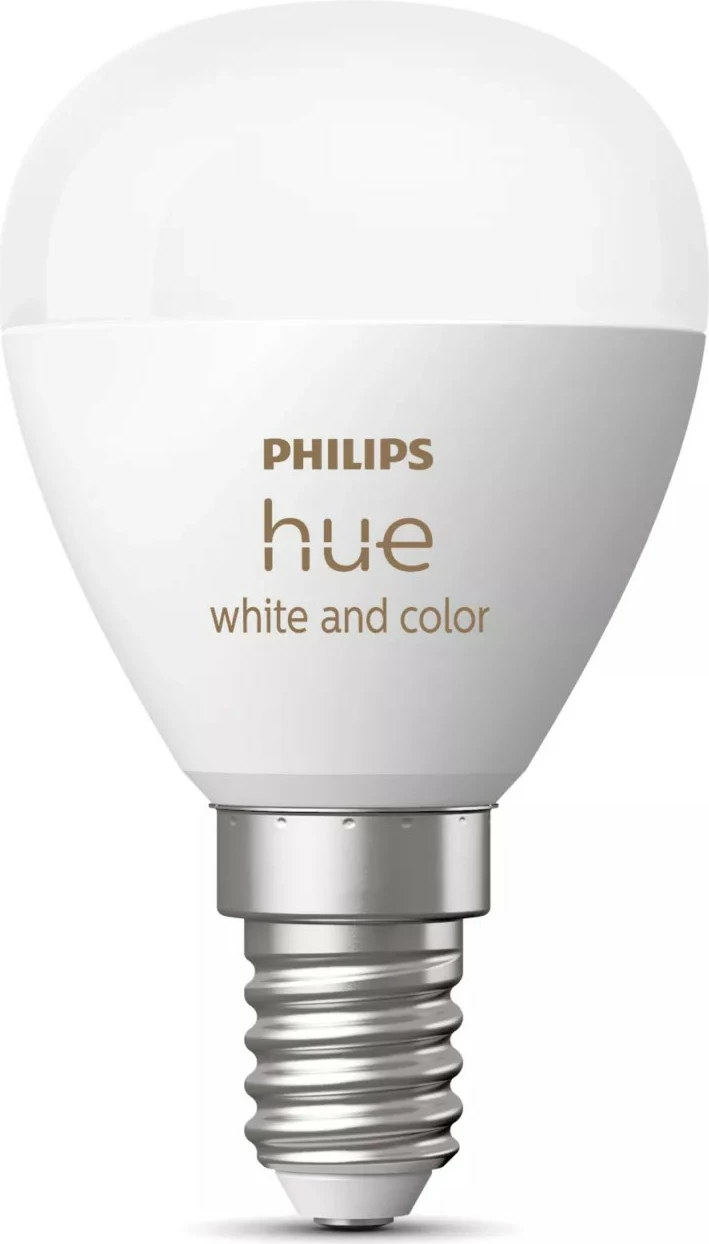 Llambë e mençur Philips Hue Lustre P45 E14, LED, Bluetooth/Zigbee, Bardhë