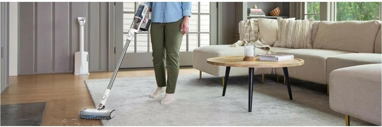 Fshesë pa kabllo Shark BU3521EU, 3 shpejtësi, kapacitet 0.42L, e bardhë