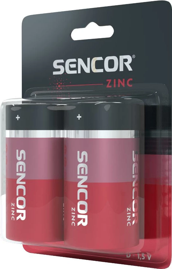 Bateri Sencor SBA R20 2BP D Zn, 2 copë