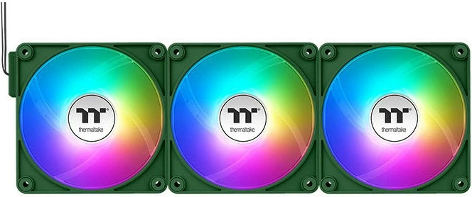 Ventilator kasë Thermaltake CT120 EX Reverse ARGB Sync 120mm 3 copë Racing Green