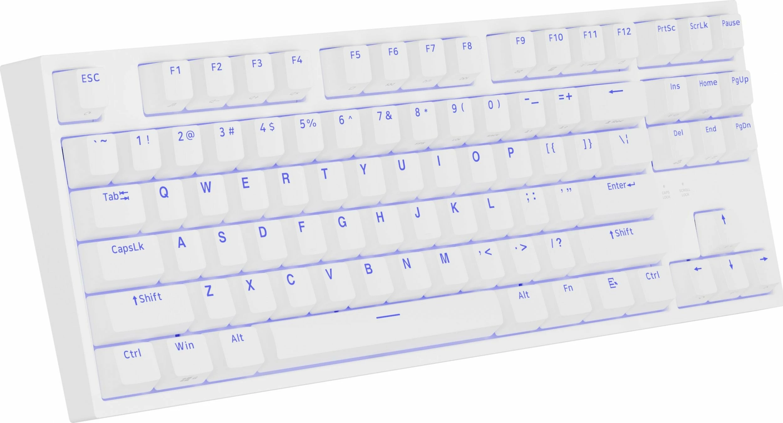 Tastierë mekanike GENESIS Thor 404 TKL NKG-2070, Gateron Yellow Pro, Hot-Swap, RGB, US layout, e bardhë