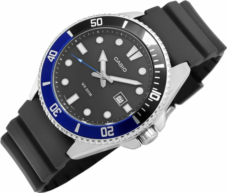 Orë dore për meshkuj Casio, e zezë